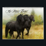 2018 Forest Boyz Calendar<br><div class="desc">Meike, Menno and Saphire, affectionately known as The Forest Boyz, are Friesian stallions that live free in a bachelor herd in the forests of the northern California coast. Nothing brings me more joy than giving these stallions the best life that I possibly can. It is rare to see stallions living...</div>