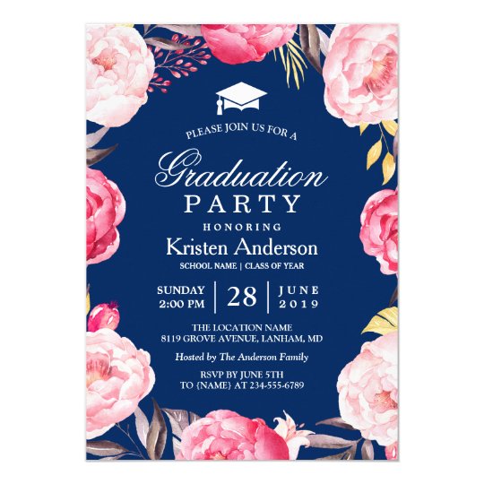 2018 graduation party invitations