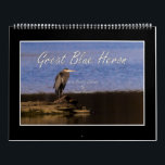 2018 Great Blue Heron Calendar By Thomas Minutolo<br><div class="desc">I love to photograph the large & Graceful Great Blue Heron and this calendar has some of my favorite moments in capturing them. I hope that you like it! Tom</div>