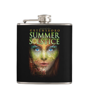 2018 Greensboro Summer Solstice Festival Keepsake Flask
