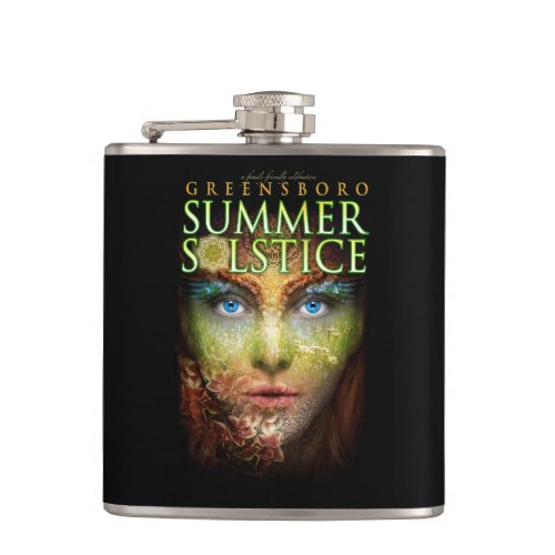 2018 Greensboro Summer Solstice Festival Keepsake Flask