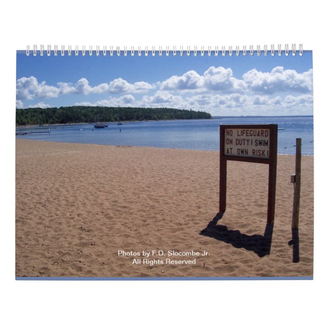 2018 Old Mission Michigan Calendar (Back)