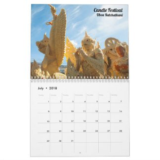 2018 Thailand Travel Calendar