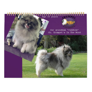 2018 Trumpet Keeshond Calendar