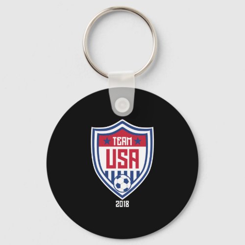 2018 USA United States Soccer National Team Soccer Keychain