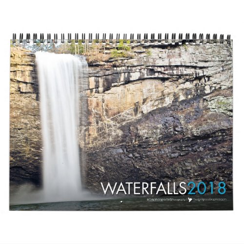 2018 Waterfall Bible Verse Calendar