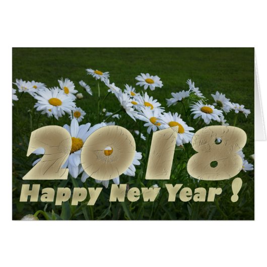 2018 white daisies cards (Front Horizontal)