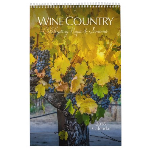 2018 Wine Country Calendar  FUNDRAISER