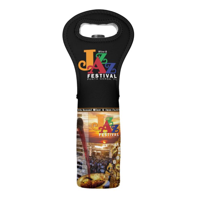 2018 Wine & Jazz Wine Tote Bag (Front)