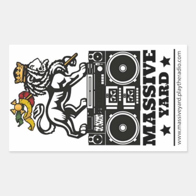 2018 Yard White Lion Full Massive Stickers (Front)
