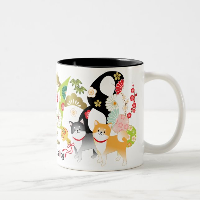 2018 Year of the Dog Shiba Dogs Mug (Right)