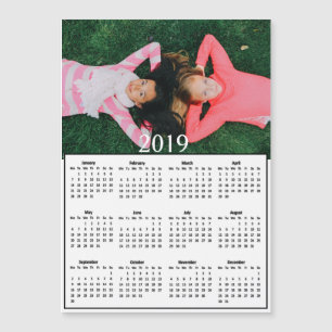 2019 Calendar Children's Photo Magnet