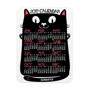 2019 Calendar (See Description for New Version)  Magnet
