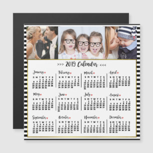 2019 Calendar (See Description for New Version) Magnetic Invitation
