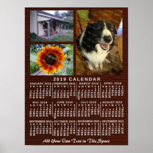 2019 Calendar (See Description for New Version)  Poster