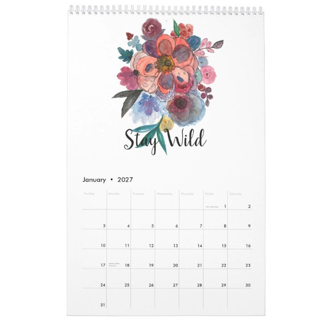 2019 Calendars (Jan 2027)