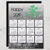 2019 Cardinal Business Calendar Flier for Customer (Front/Back)