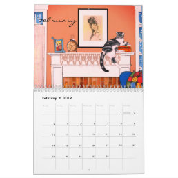 2019 Cat Calendar by Artist