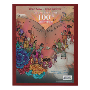 2019 Children's Book Week poster Faux Canvas Print