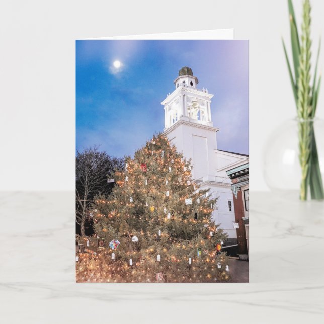 2019 Christmas tree Plymouth MA Card (Front)