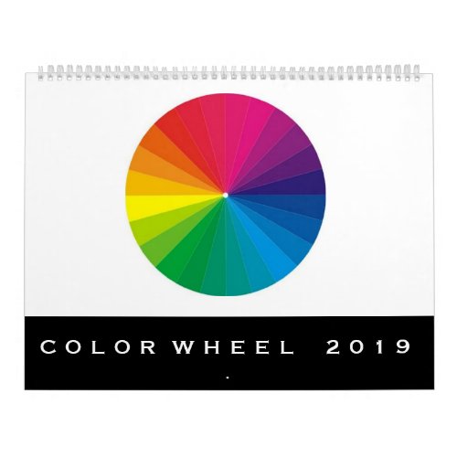 2019 Color Wheel Calendar