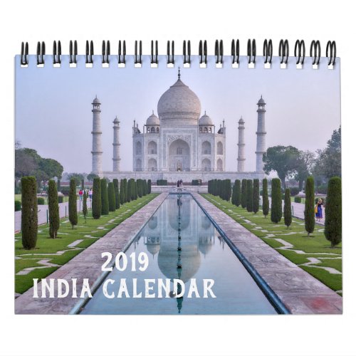 2019 Colors and Architecture of India Calendar