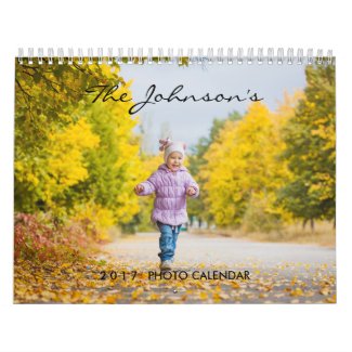 2019 Custom Photo Calendar | Editable Year Text