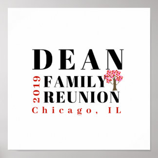 2019 Dean Family Reunion Poster