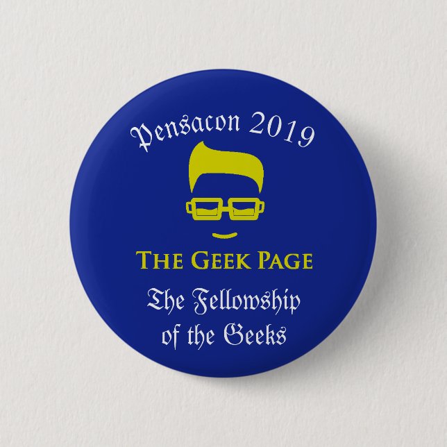 2019 Fellowship of the Geeks Commemorative Button (Front)