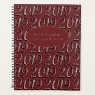 2019 Funny Bricks Numbers Real Estate Planner