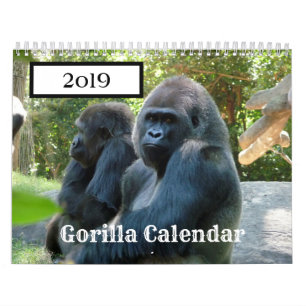 2019 Gorilla Calendar