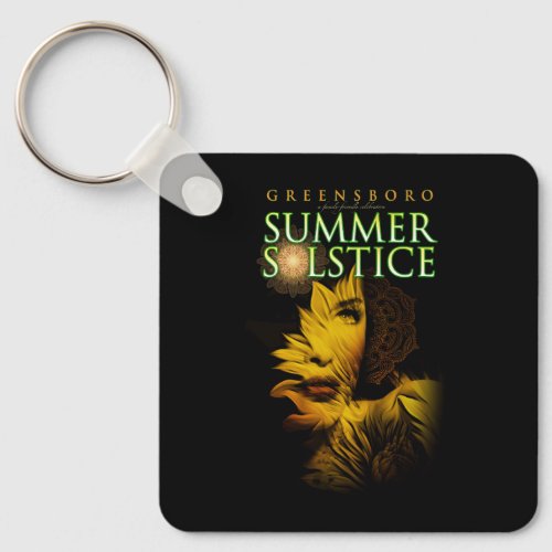 2019 Greensboro Summer Solstice Festival Keepsake Keychain