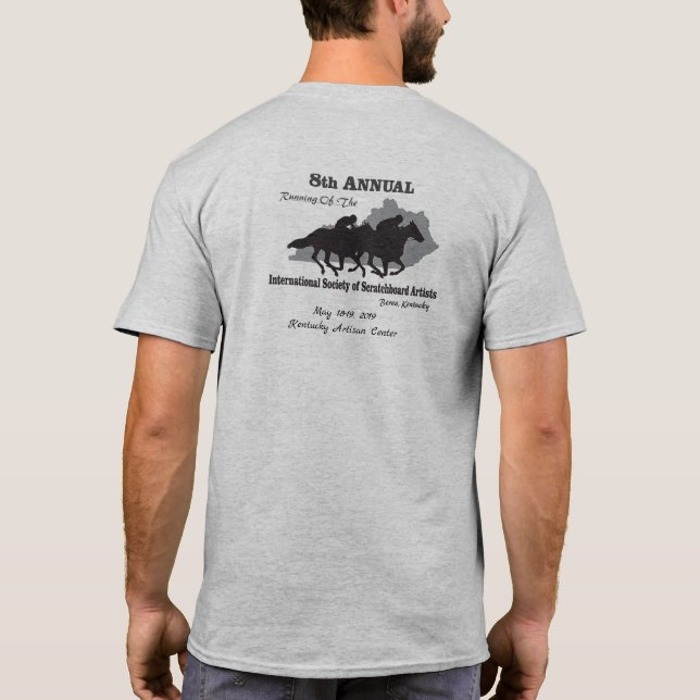 2019 ISSA Annual T-shirt - Racing Horses (Back)