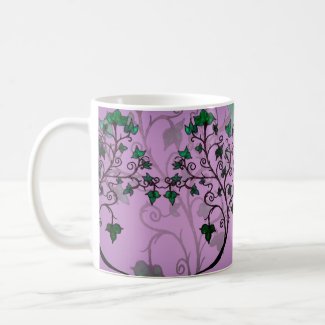 2019 Ivy and Bat Green Vines Coffee Mug