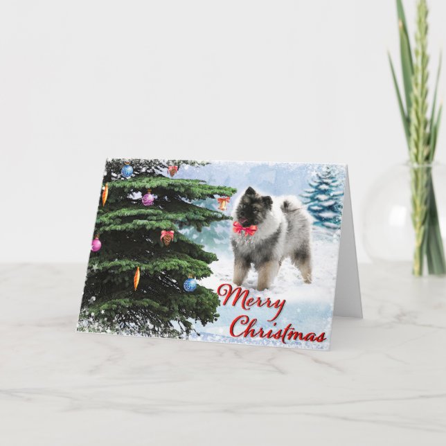 2019 Keeshond Collectors Christmas Card (Front)