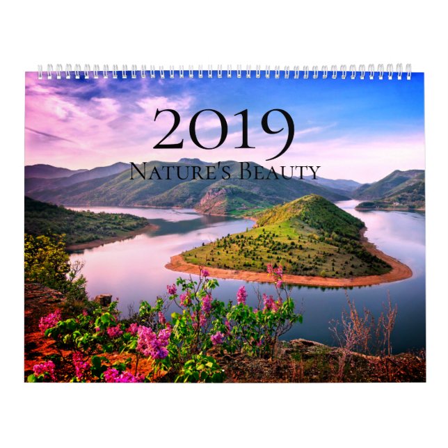 2019 Nature's Beauty Calendar (Large) (Cover)
