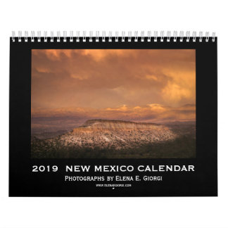2019 New Mexico Calendar
