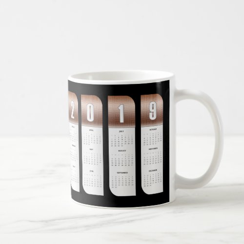 2019 Personalized Photo Calendars Coffee Mug