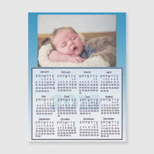 2019 Personalized Photo Mini Magnet Calendars