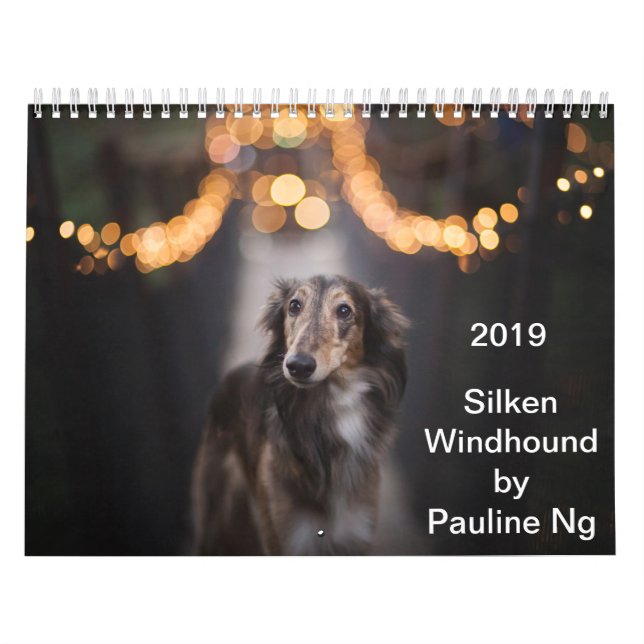 2019 Silken Windhound by Pauline Ng Calendar (Cover)