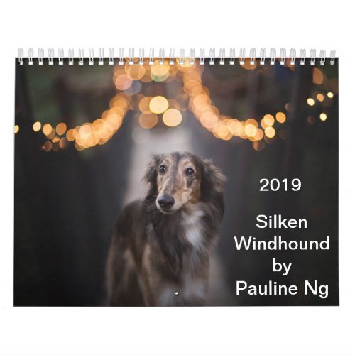 2019 Silken Windhound by Pauline Ng Calendar