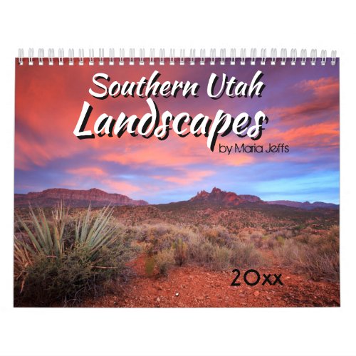 2019 Southern Utah Landscapes Photography Calendar