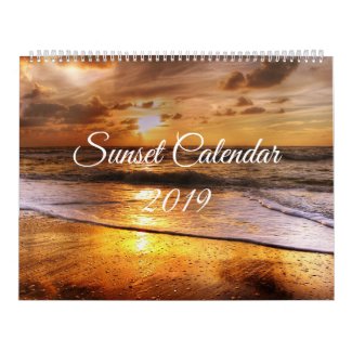 2019 Sunset Calendar (UK Holidays and Events)