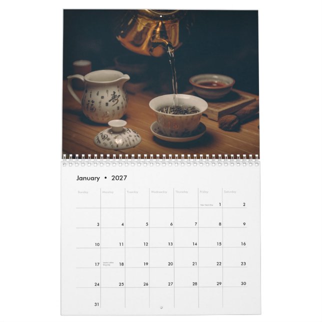 2019 Teatime Calendar (Jan 2027)