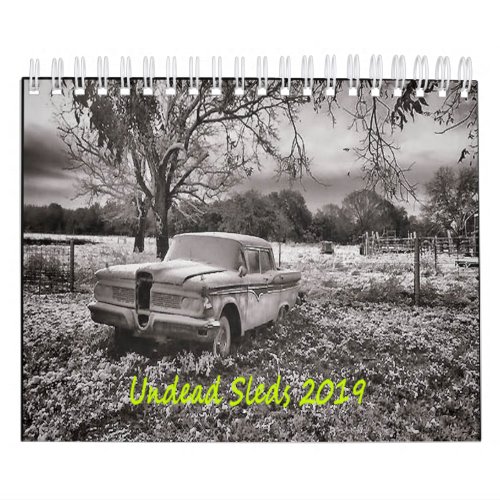 2019 Undead Sleds Calendar