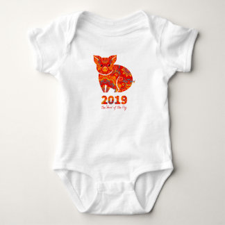 2019 Year of the PIG Baby Bodysuit