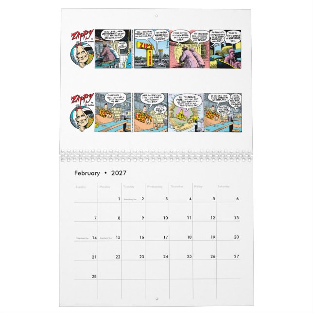 2019 ZIPPY CALENDAR (Feb 2027)