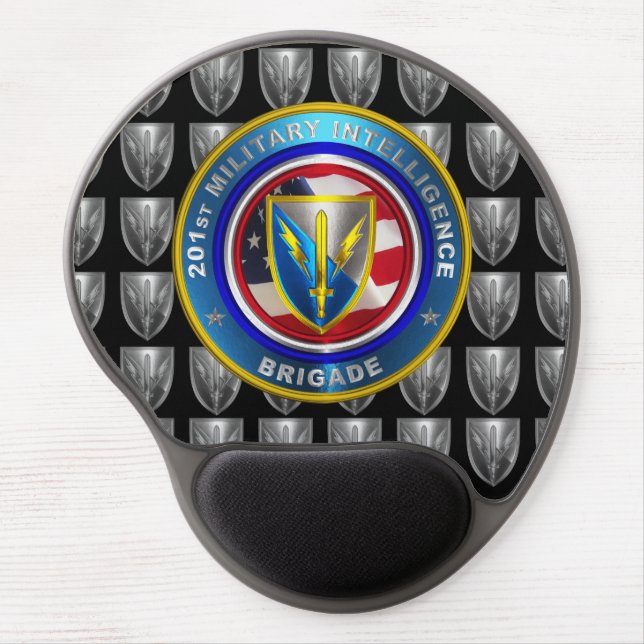 201st Expeditionary Military Intelligence Brigade  Gel Mouse Pad (Front)