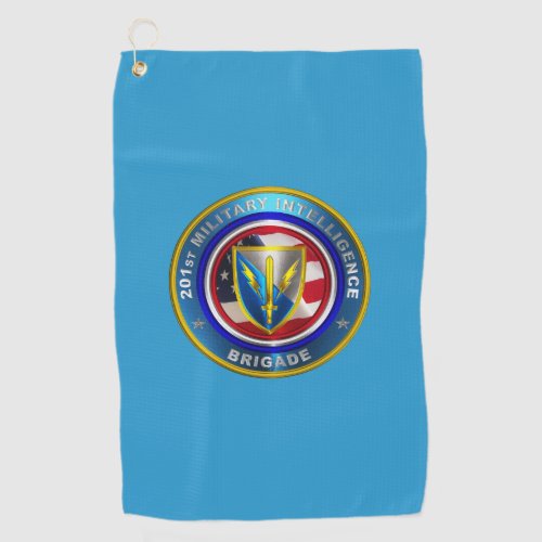 201st Expeditionary Military Intelligence Brigade Golf Towel