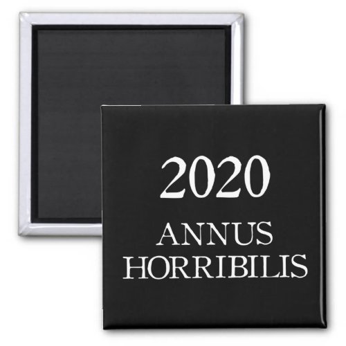 2020 Annus Horribilis Latin Horrible Year Magnet